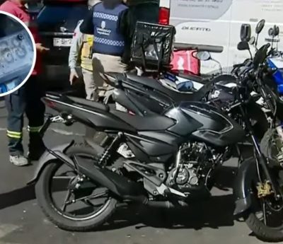 moto matrícula falsa