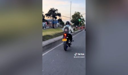 Motorista mensaje