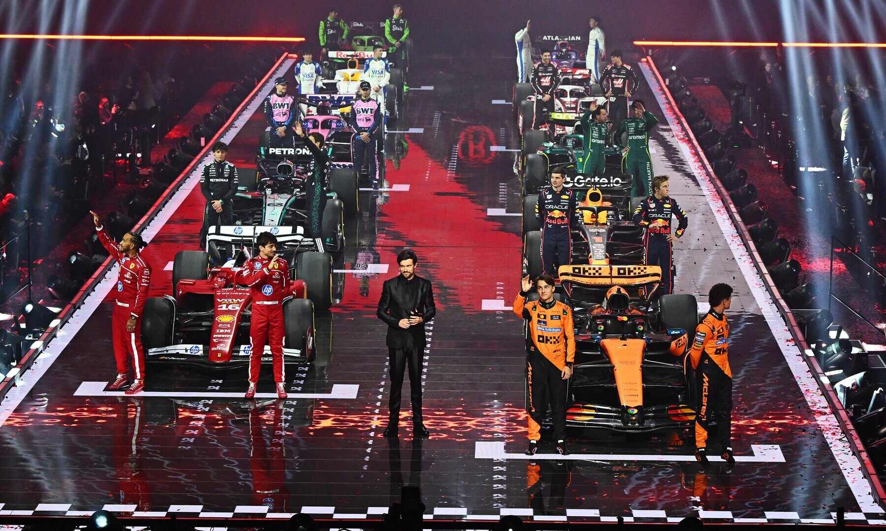 presentacion coche F1