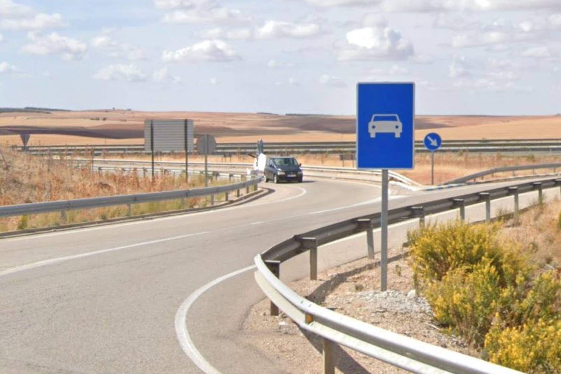 vía reservada automóviles