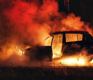 Incendio coche