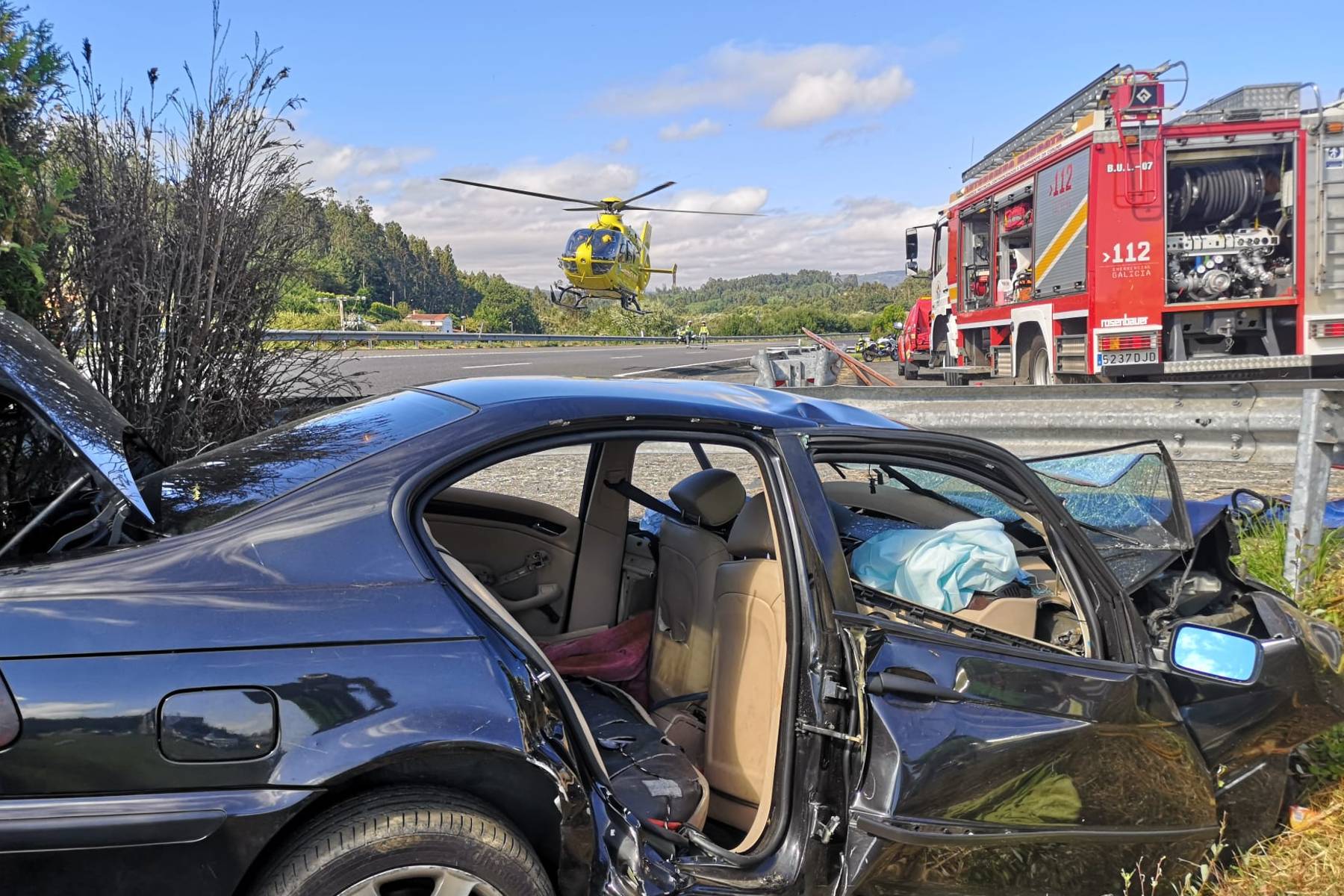 accidente carretera galicia