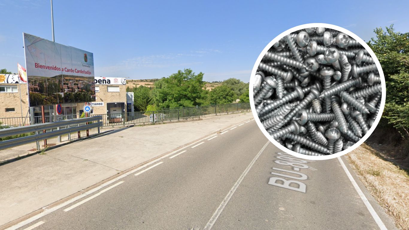 carretera clavos tornillos