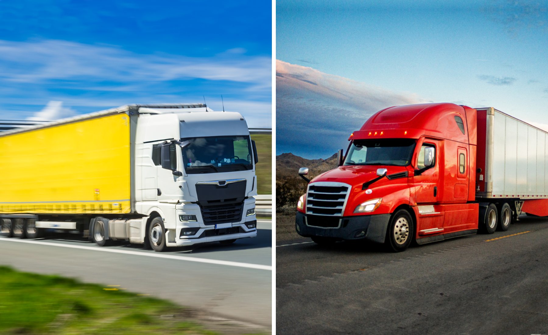 Camiones Europa - Estados Unidos