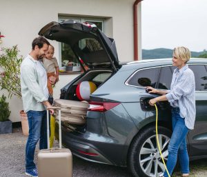 Maletero coche eléctrico