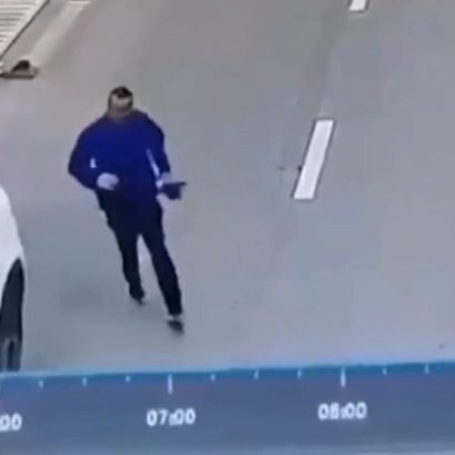 Se da a la fuga tras chocar y todo el mundo se sorprende al ver quién iba al volante: no era un humano