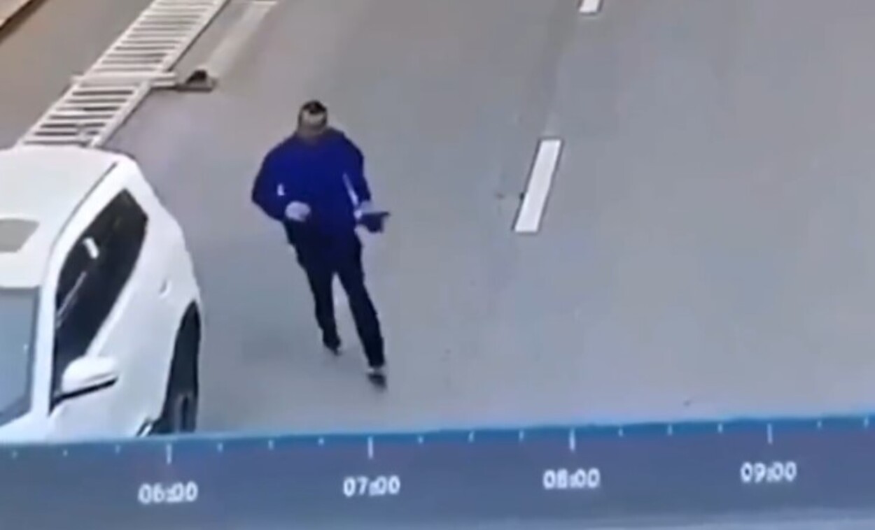 Perro se da a la fuga