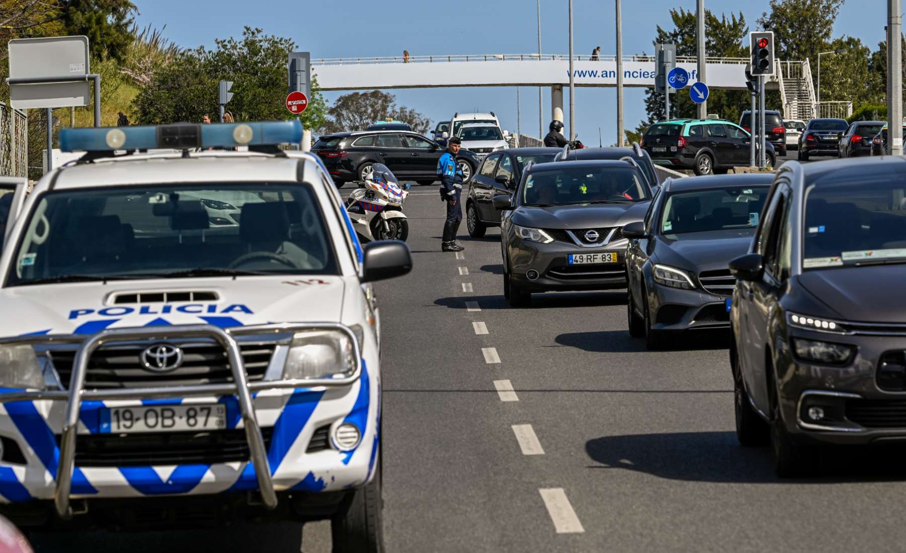 Policía portuguesa tráfico