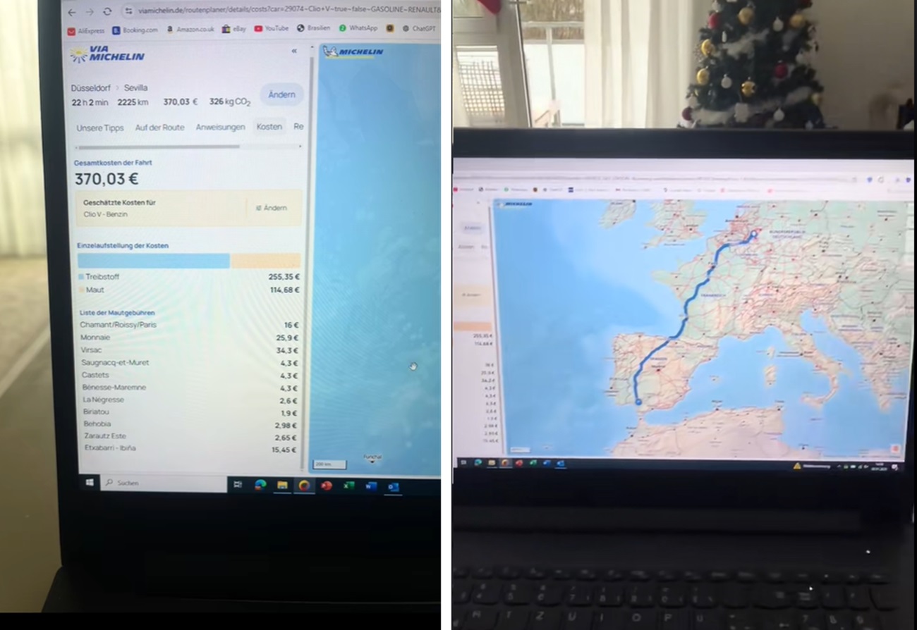 calcular ruta michelin