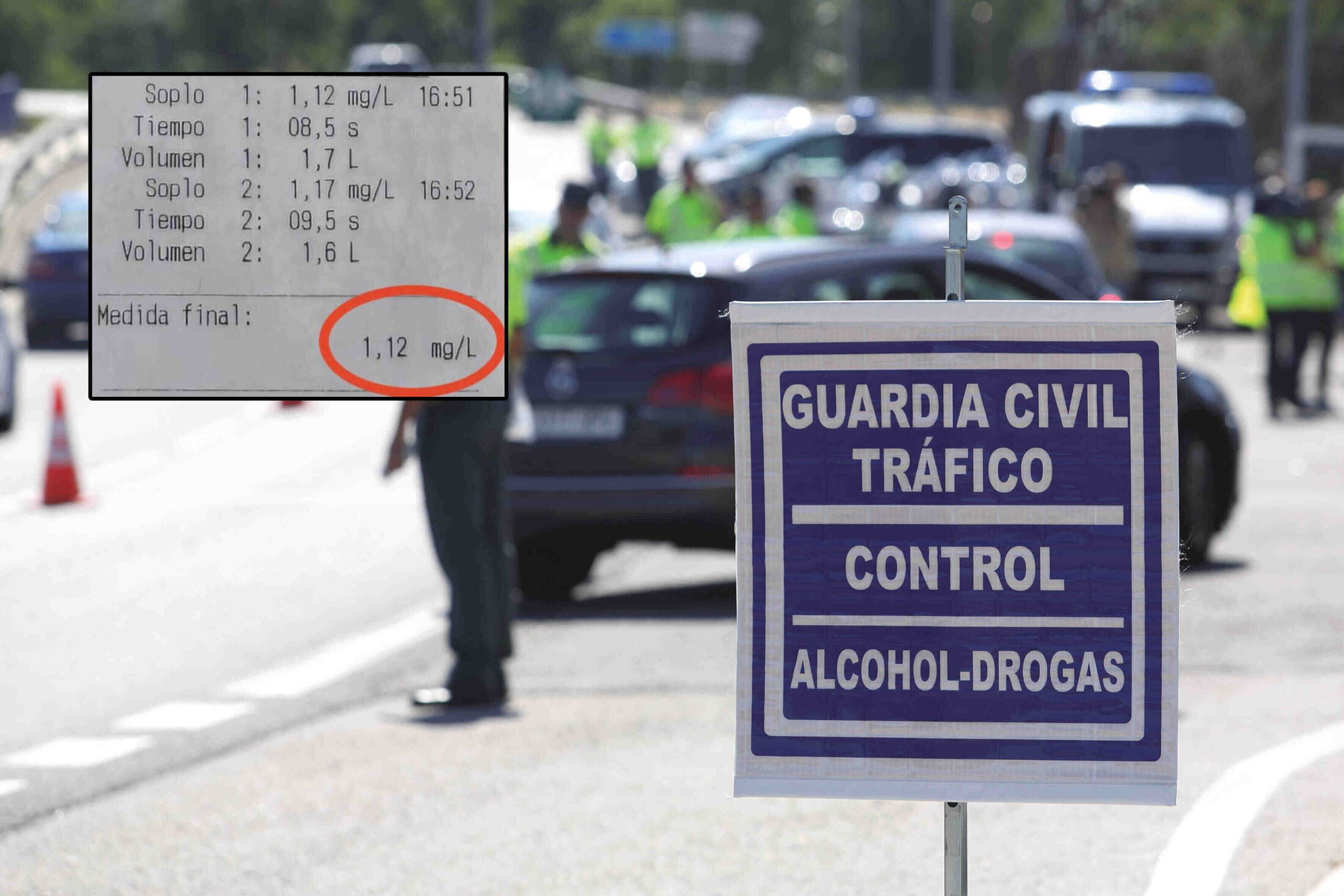 control alcoholemia drogas camionero