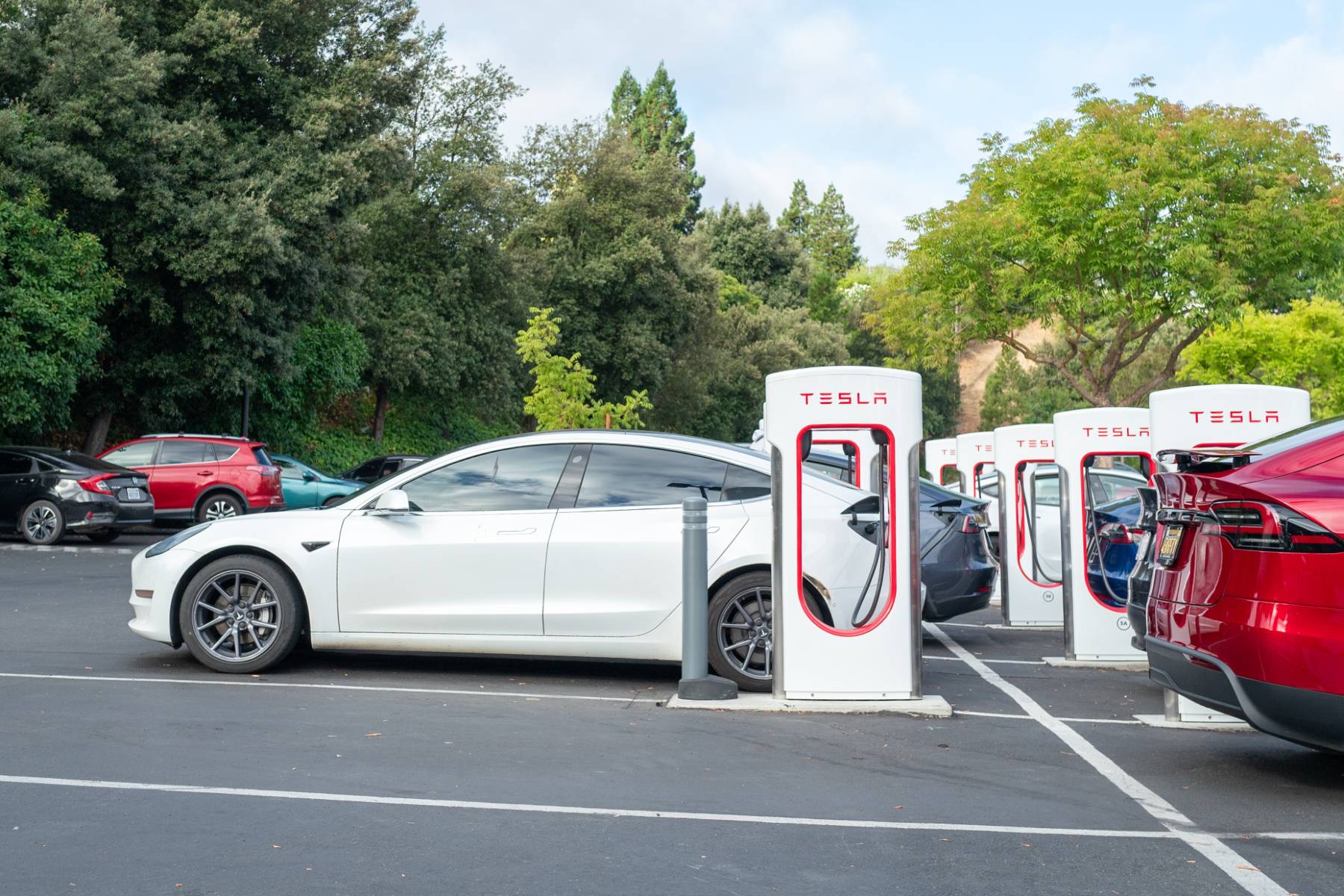 puntos recarga tesla