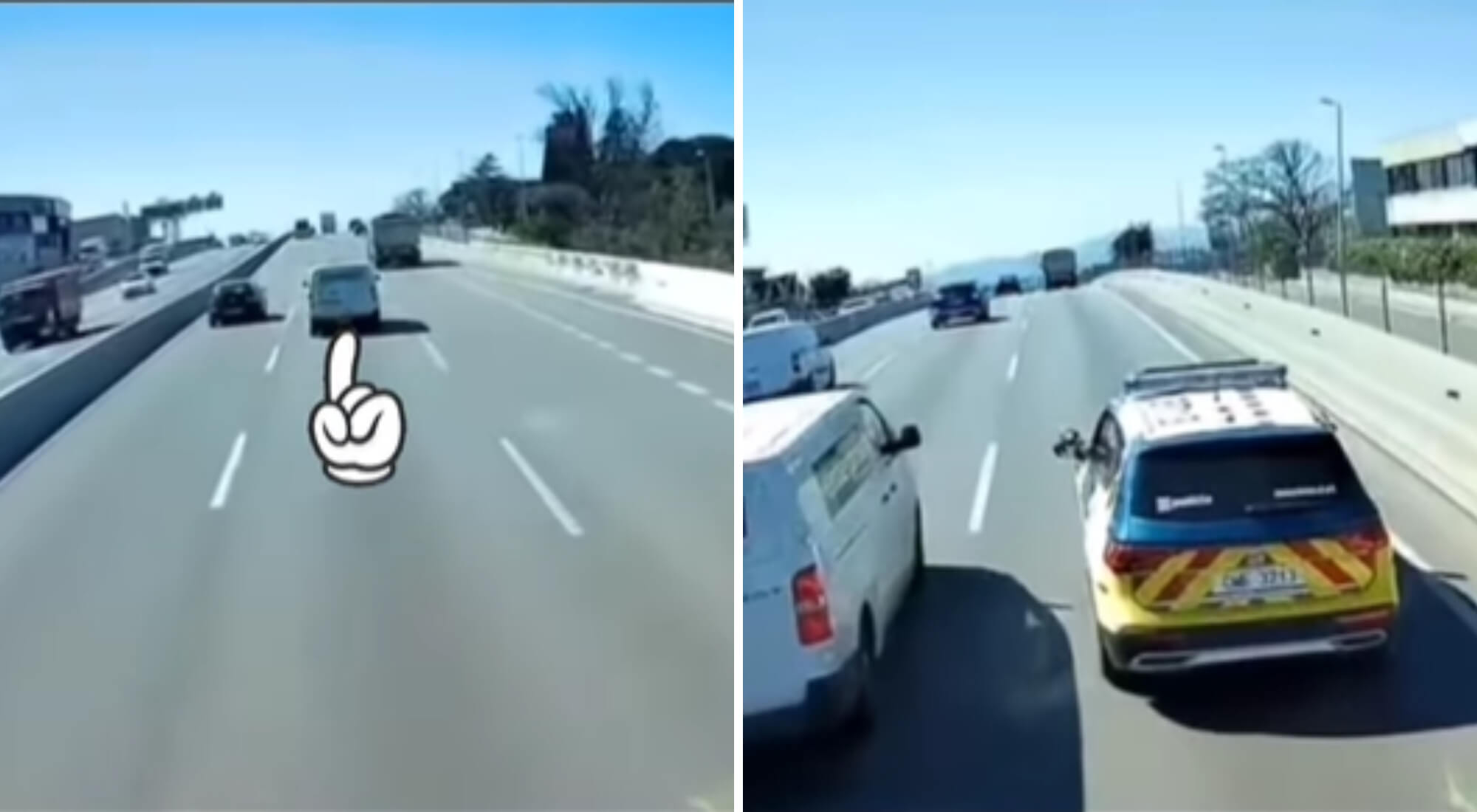 mosos multa furgoneta carril derecho