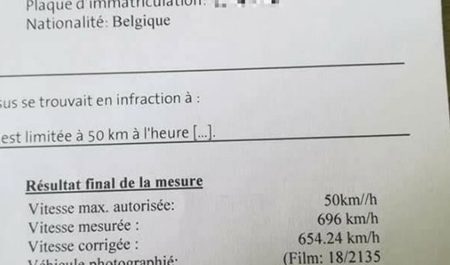 radar 696 km/h
