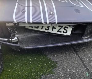 prueba de airbags superdeportivo