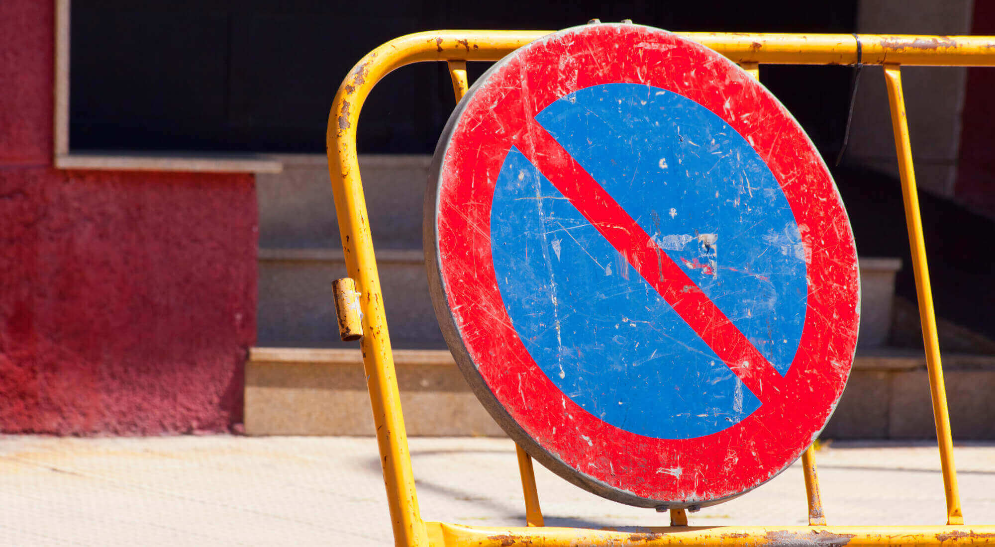 no hay señal de estacionamiento