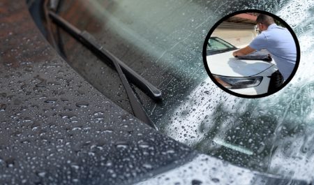 toalla microfibra coche gotas