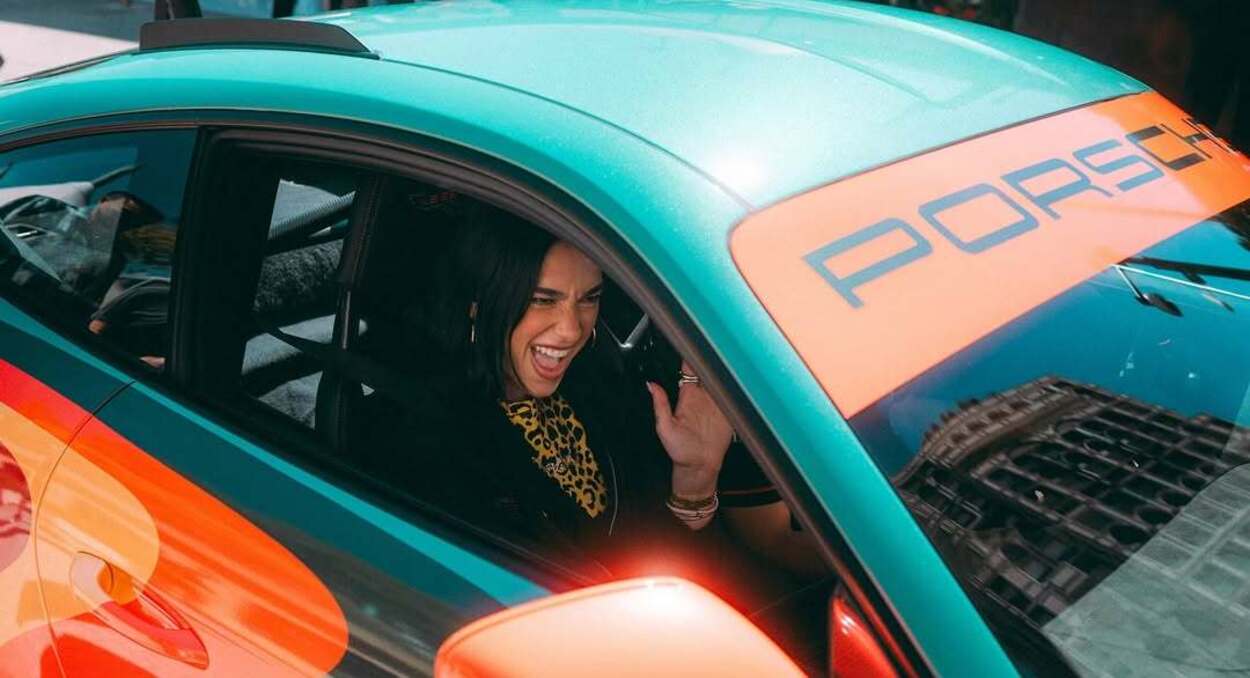 Dua Lipa Porsche