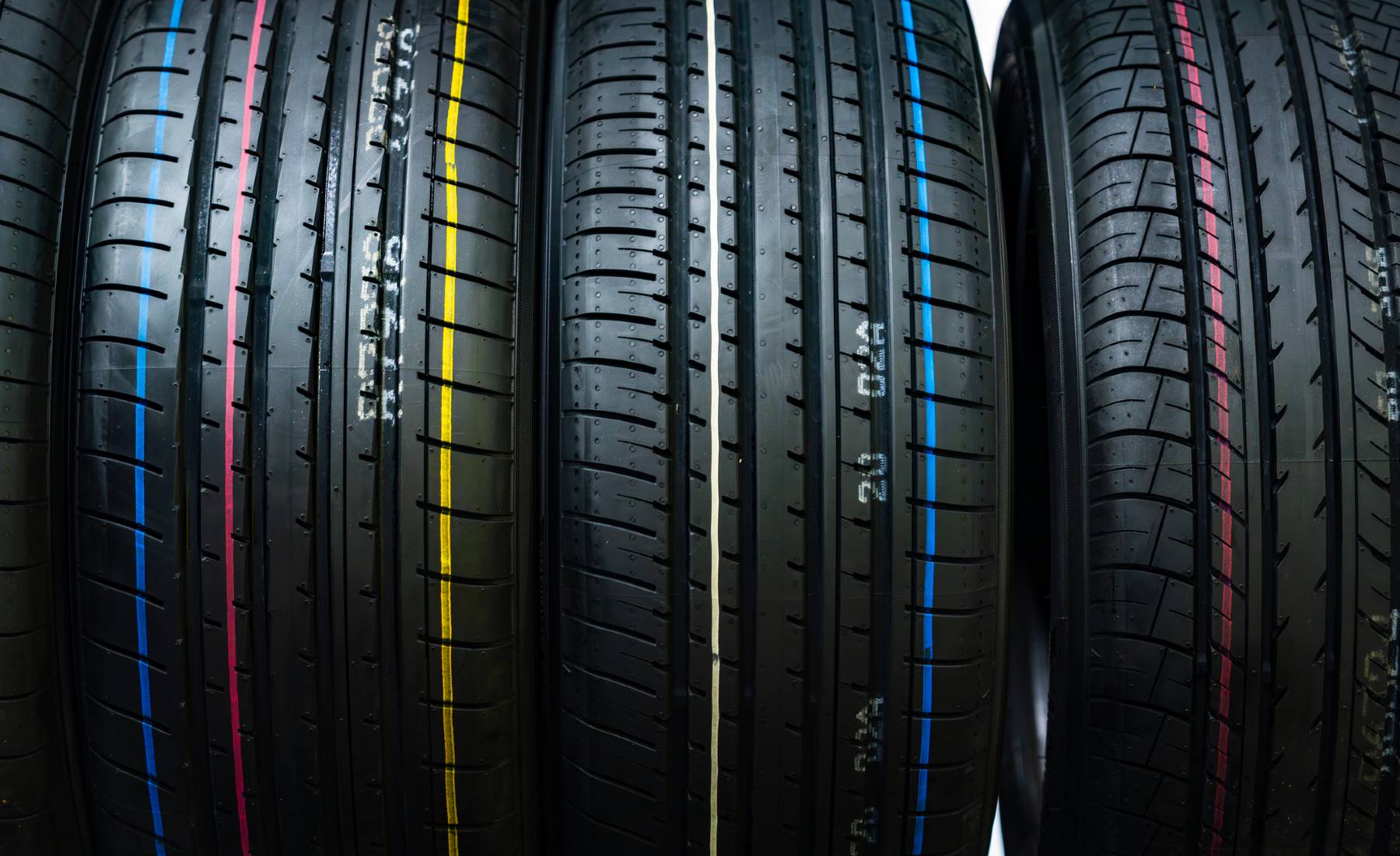 Líneas de color neumáticos