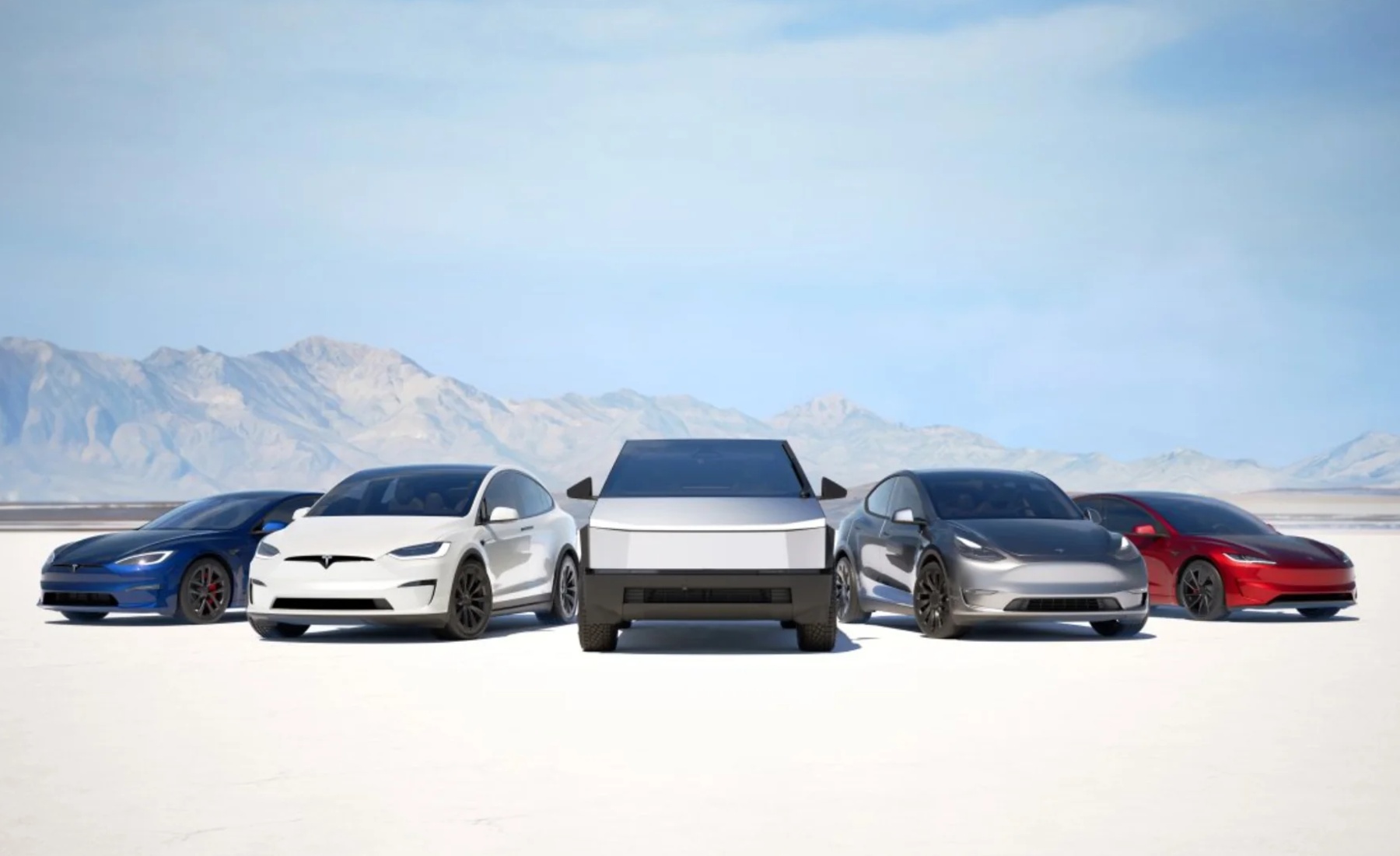 Tesla Line Up 2025