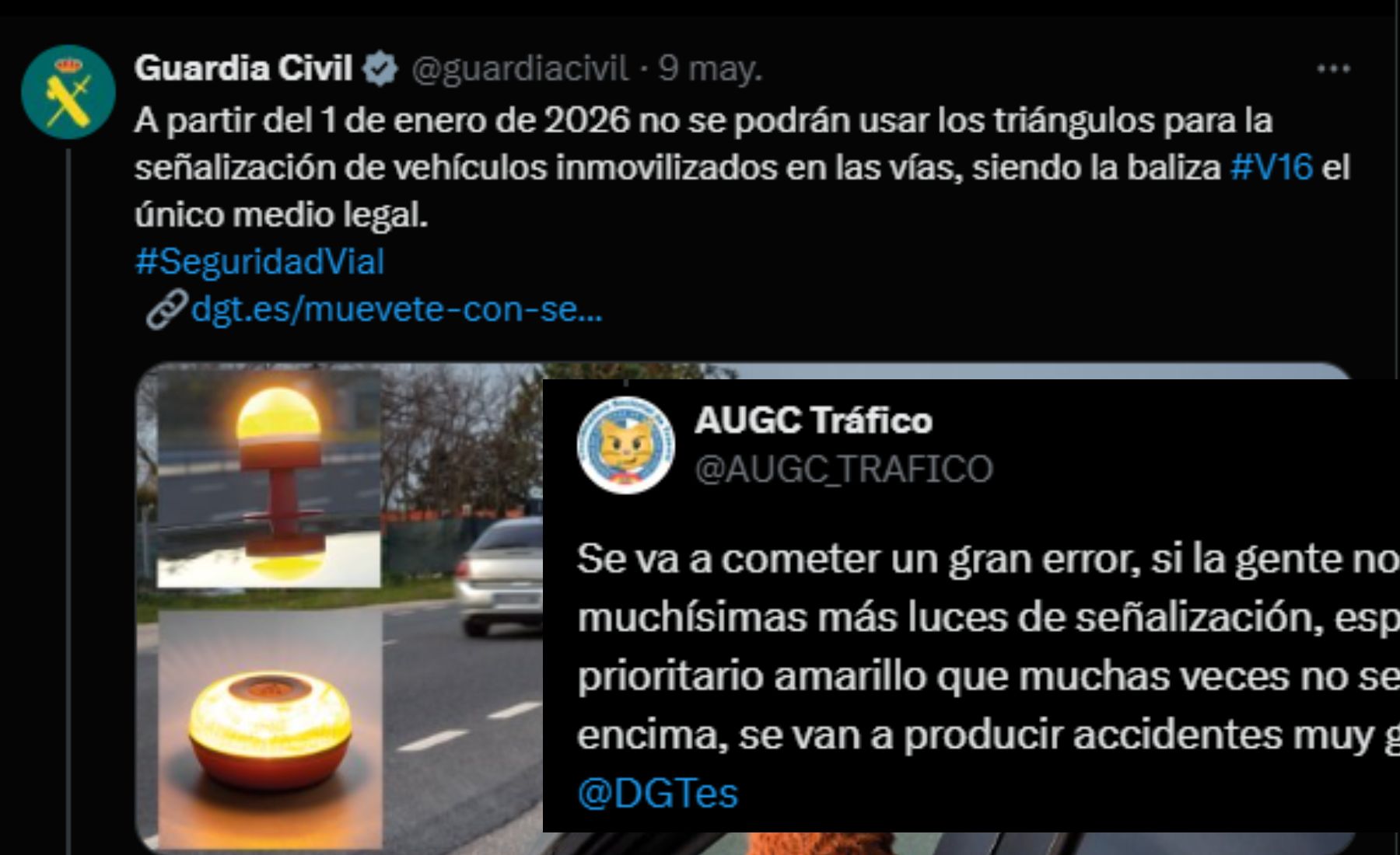 guardia civil luces v-16