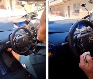 droga coche guardia civil