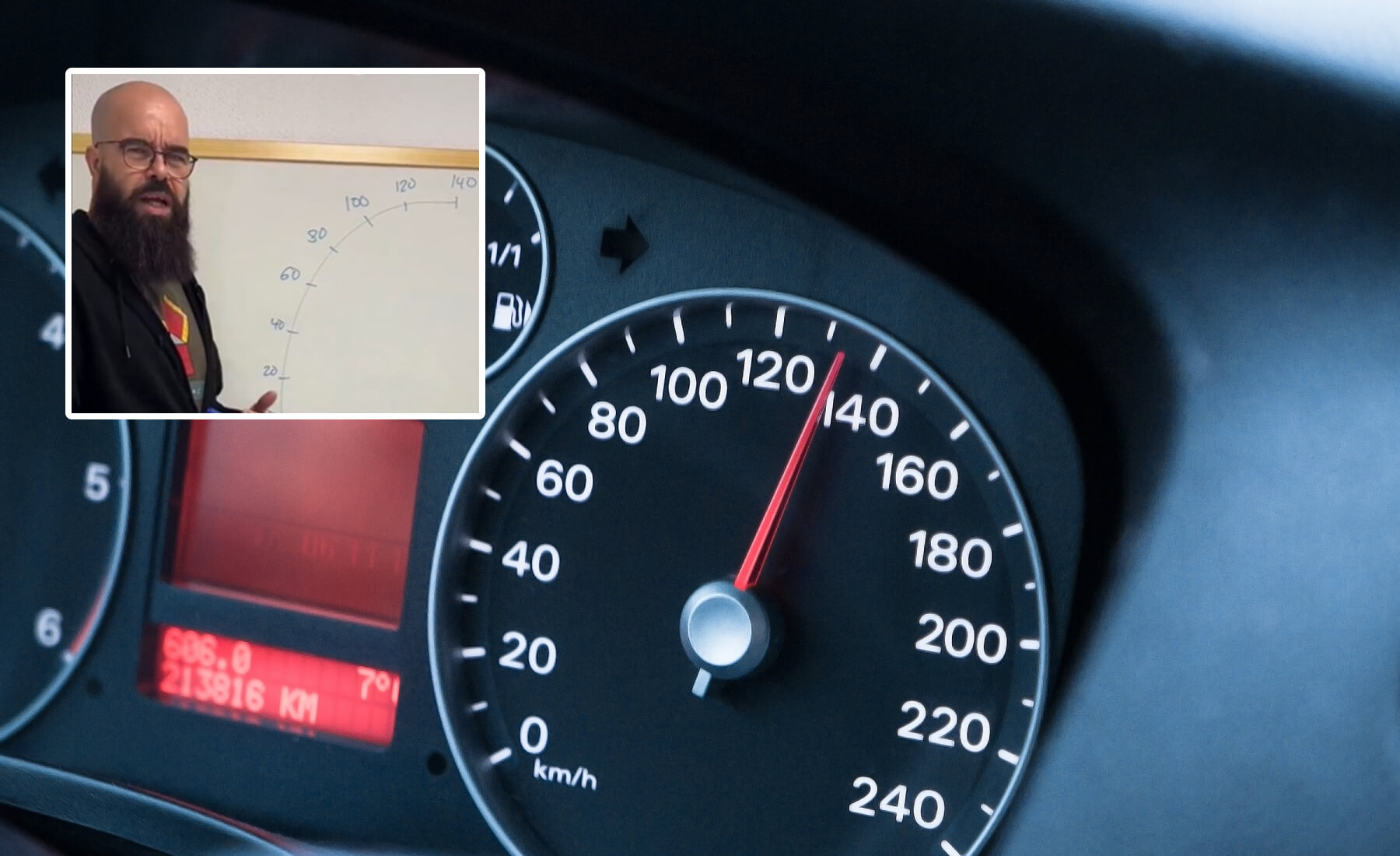 profesor matematicas 140 kmh