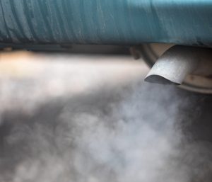 contaminación coche