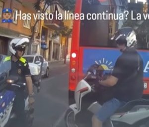 Infracción motorista Barcelona