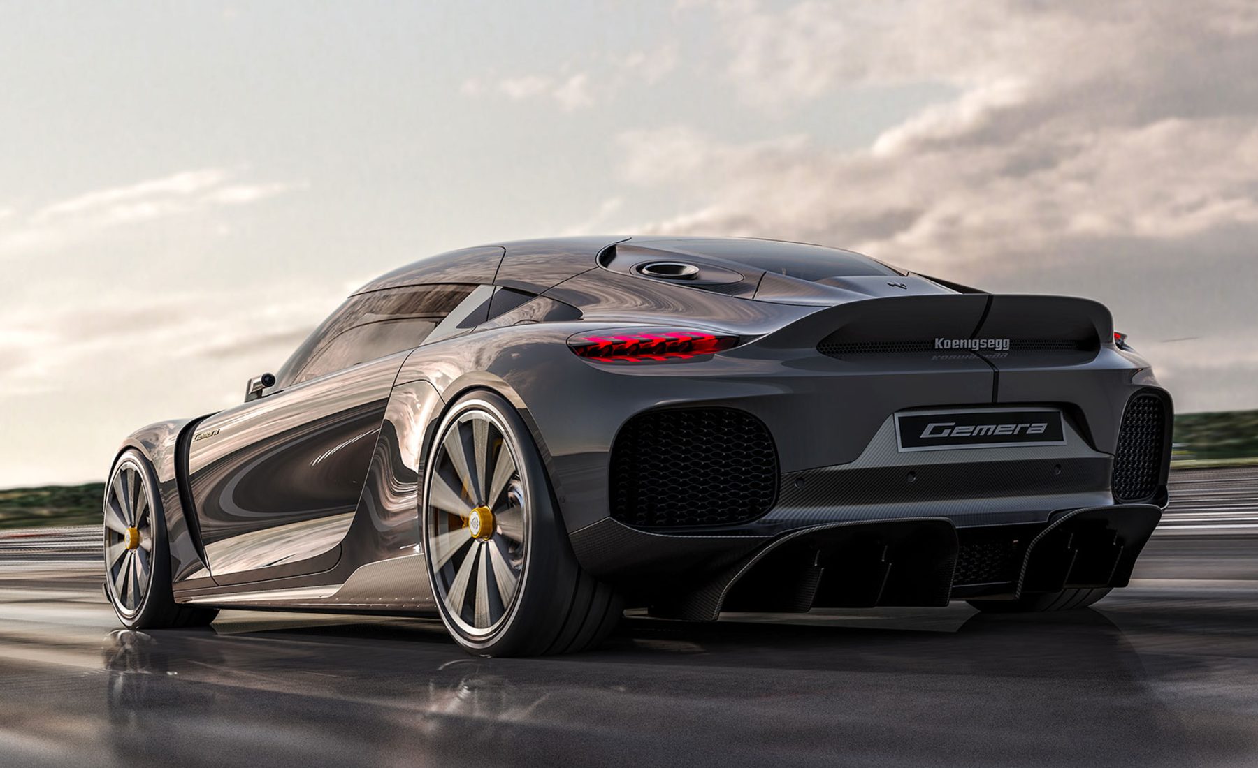 Koenigsegg Gemera trasera