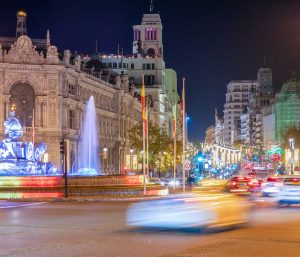 Plaza Cibeles coches