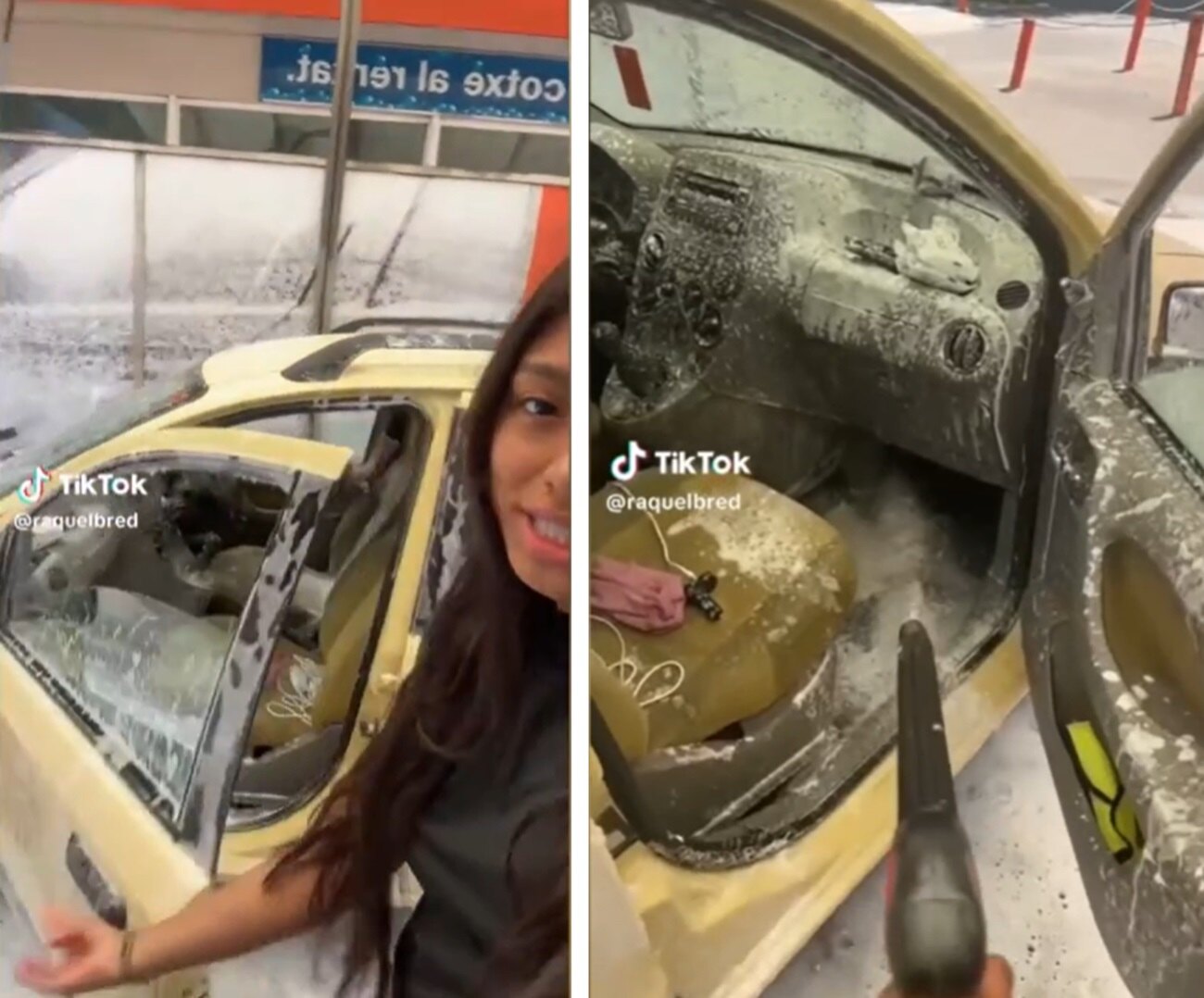 lavadero coche viral