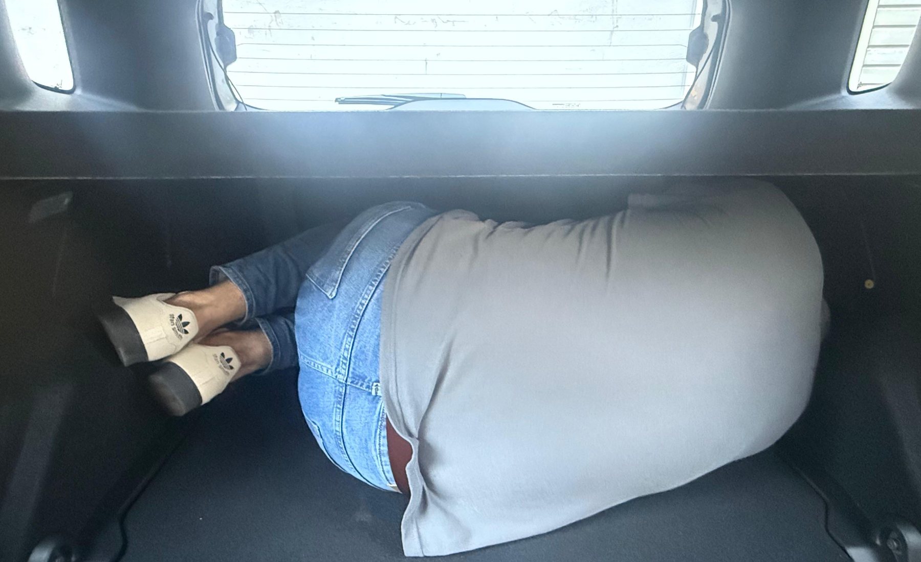 Atrapado en el coche