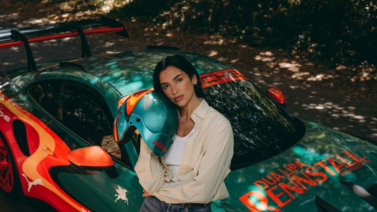 Dua Lipa Porsche