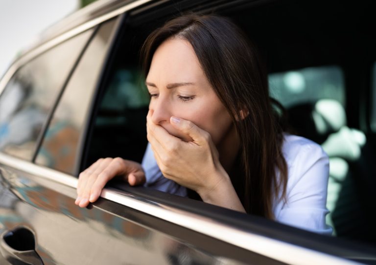 marearse en el coche