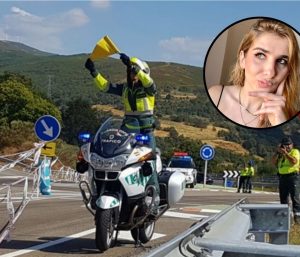 banderín amarillo guardia civil