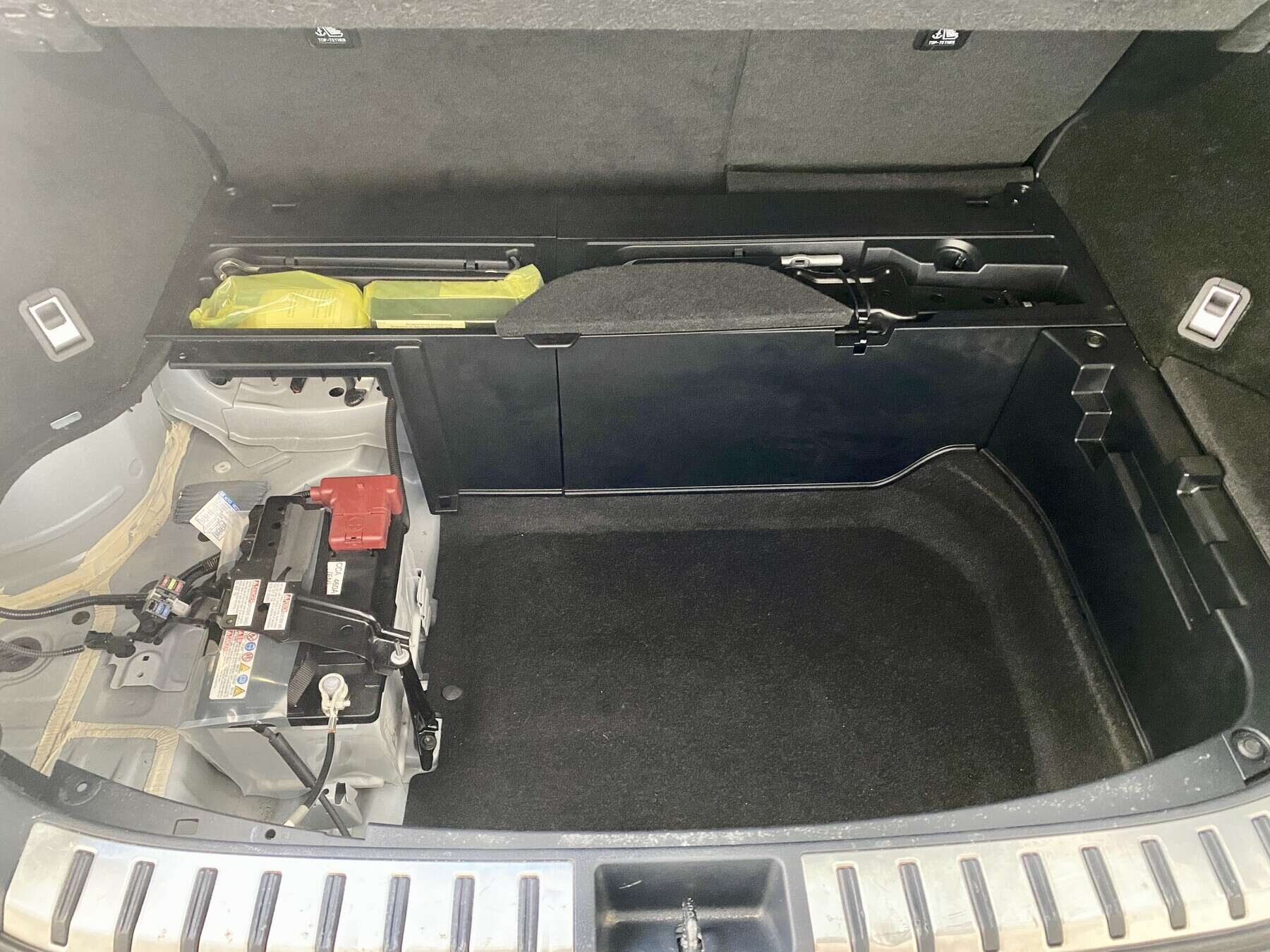 Batería en maletero