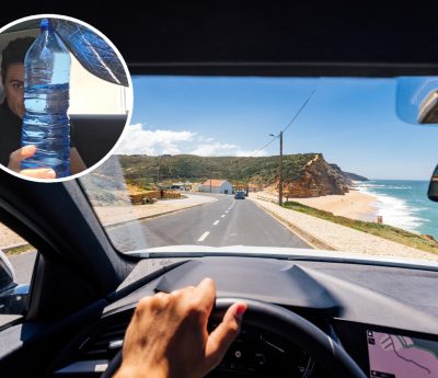 calor botella no dentro coche