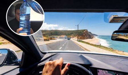 calor botella no dentro coche