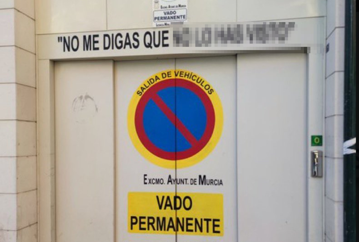 cartel vado permanente