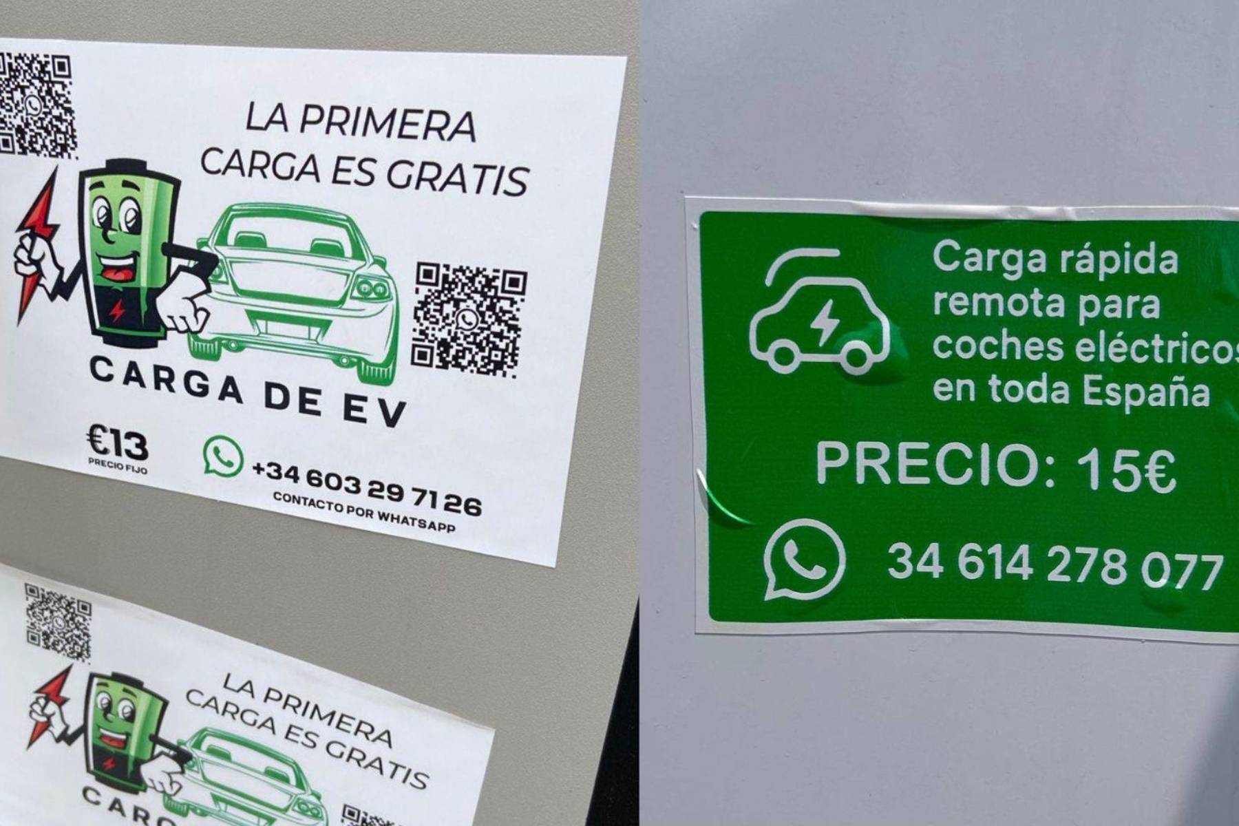 estafa cargadores electricos