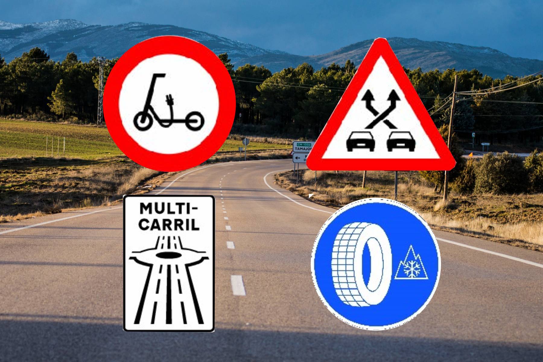 La reforma de las señales de tráfico entra en vigor: el nuevo ‘stop’ y una niña que lleva a su hermano al cole