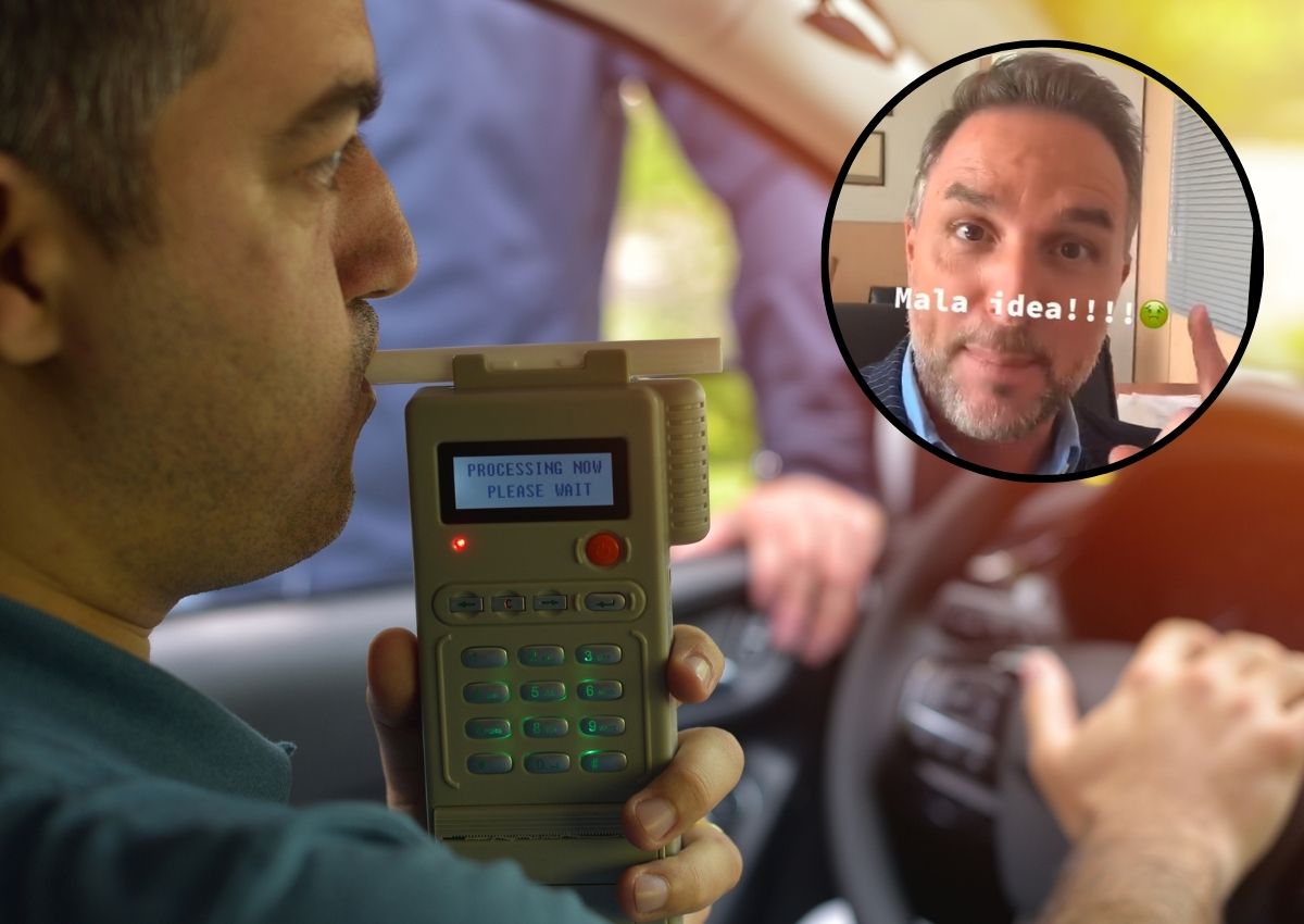 prueba de alcoholemia y drogas conductores