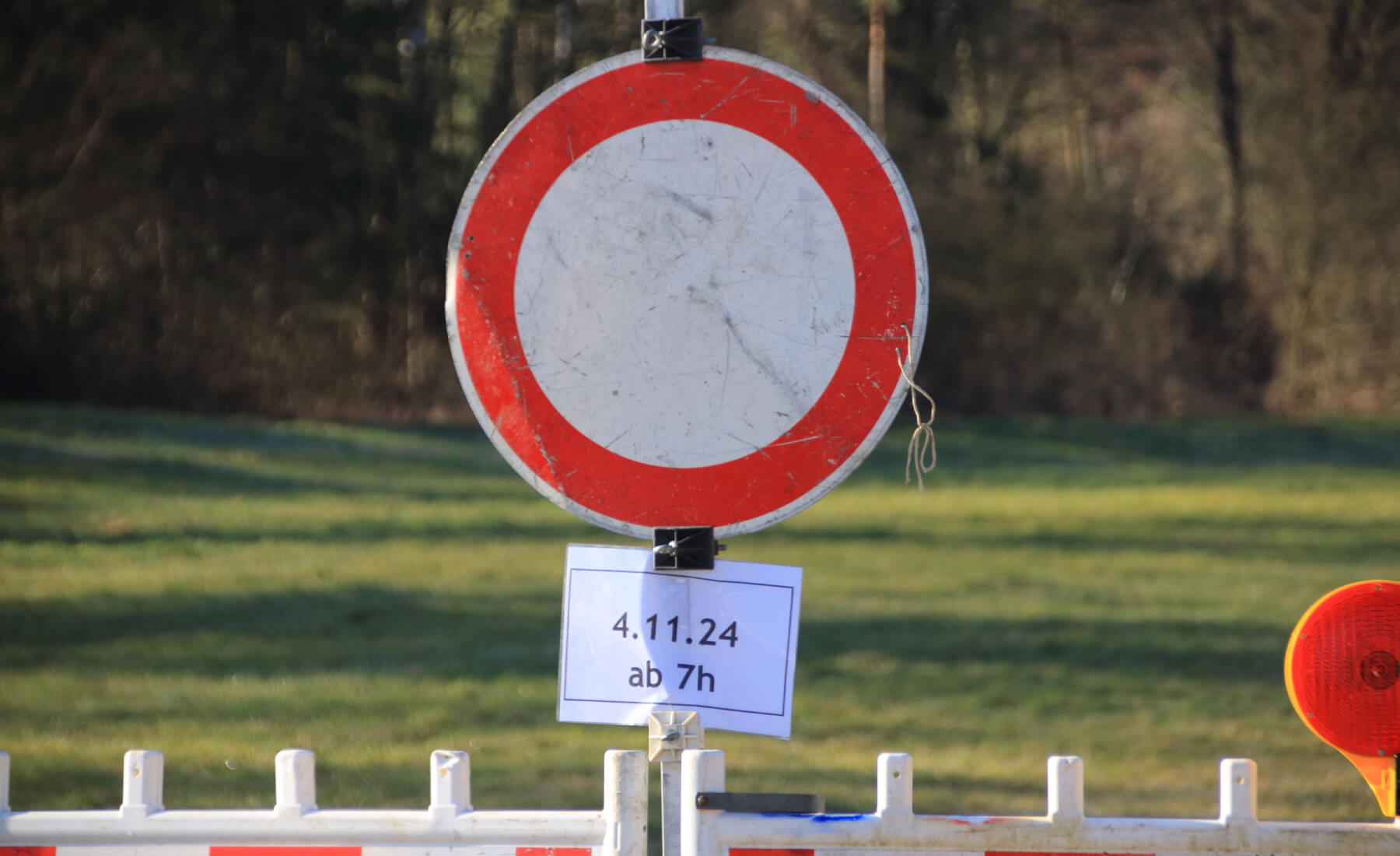 señal r 100 prohibido circulacion