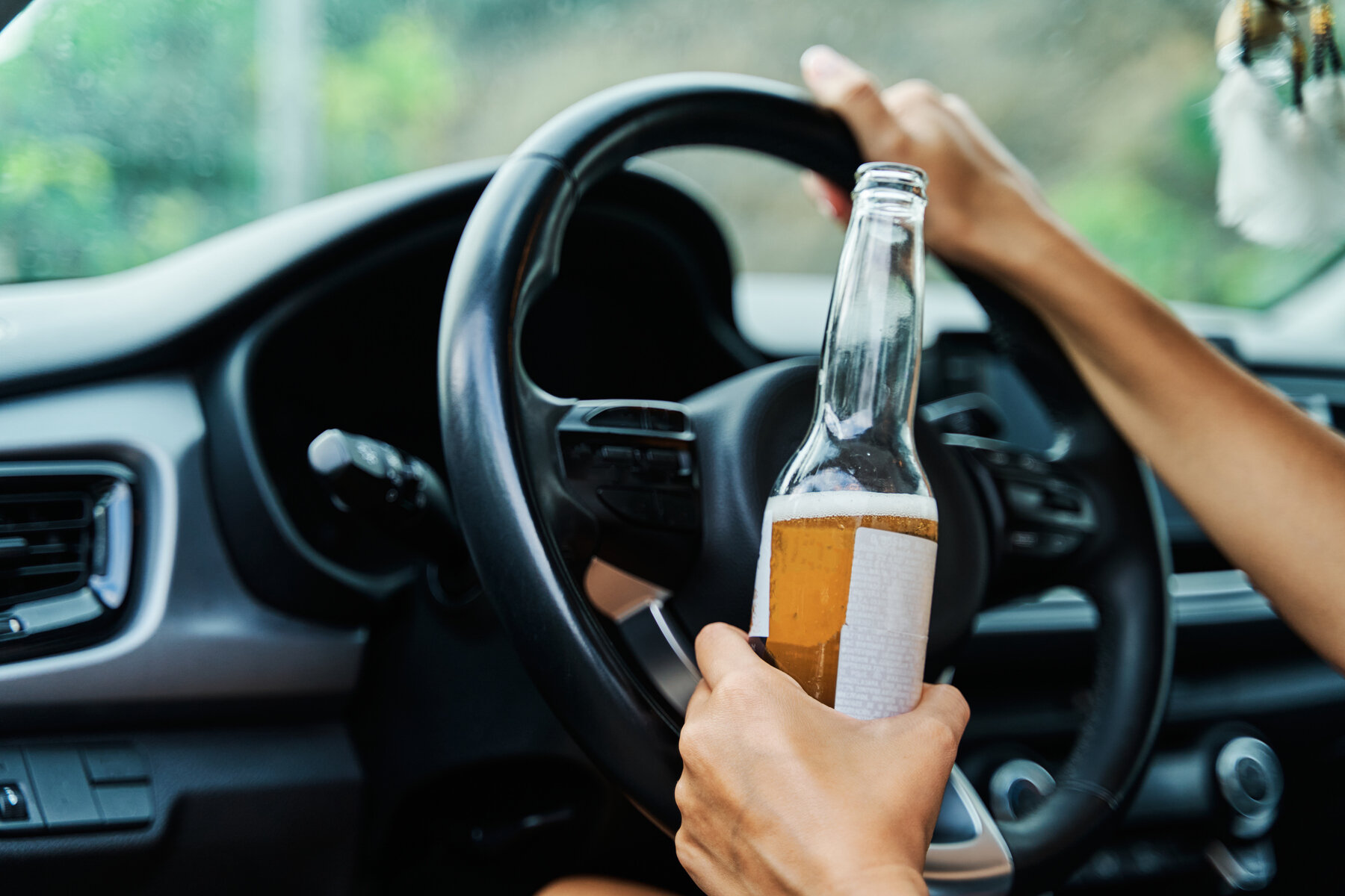 Cerveza al volante