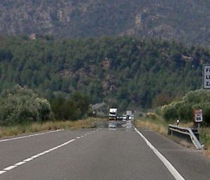 Espejismo carretera