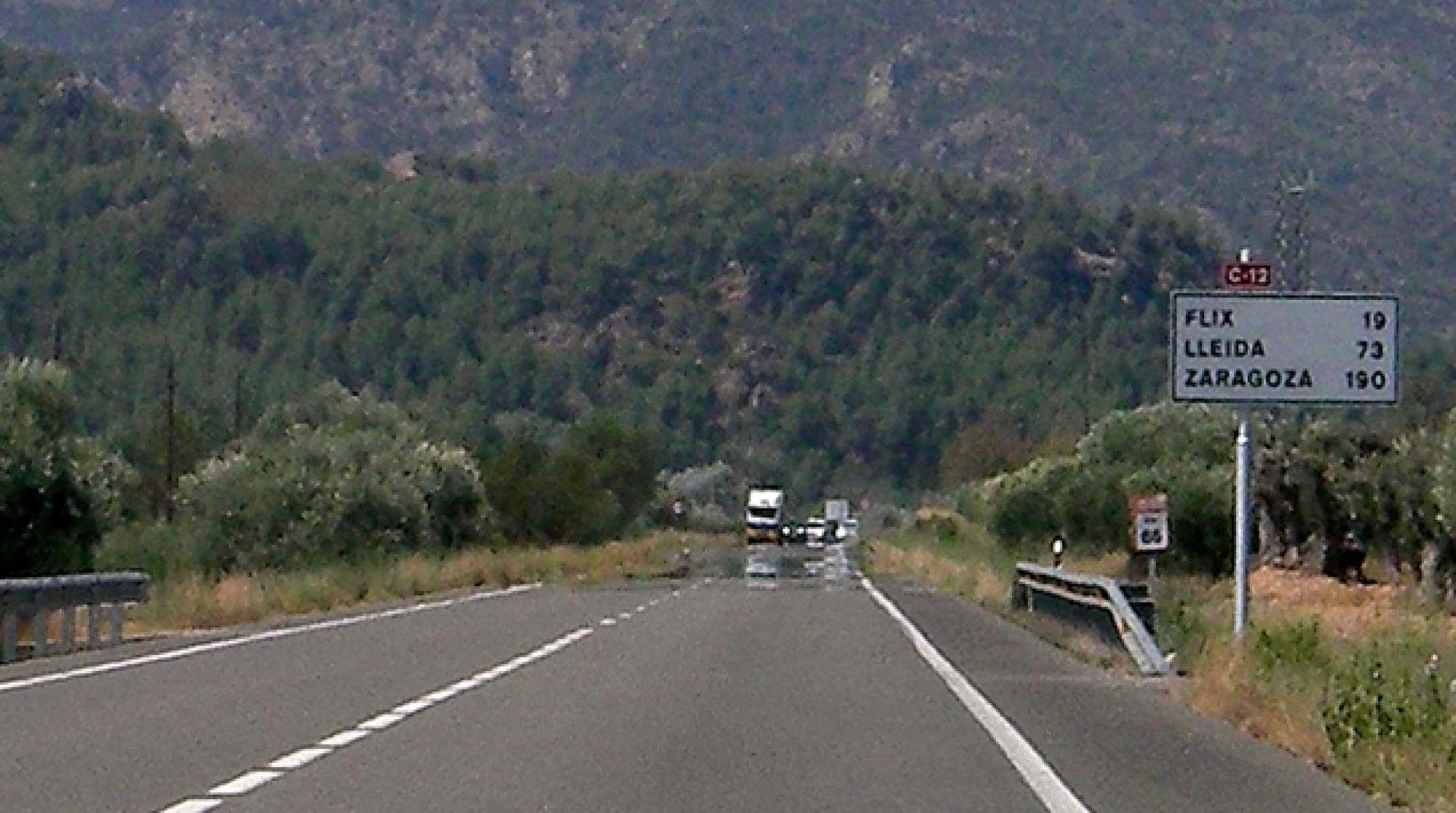 Espejismo carretera