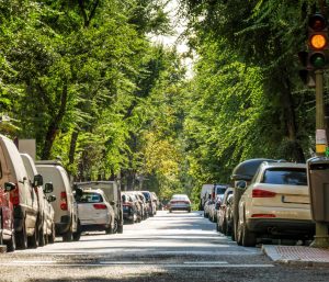 Madrid coches aparcados