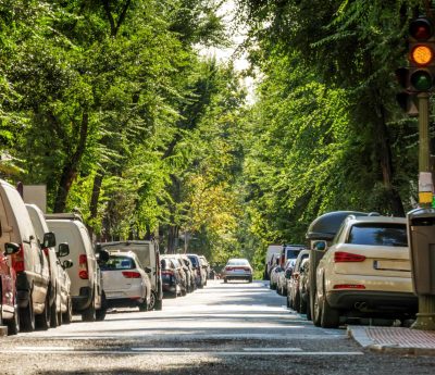 Madrid coches aparcados
