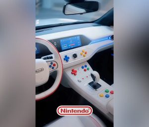 Nintendo interior coche