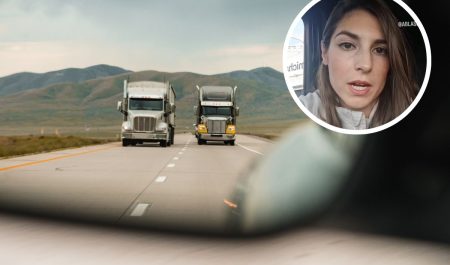 adelantamiento entre camiones